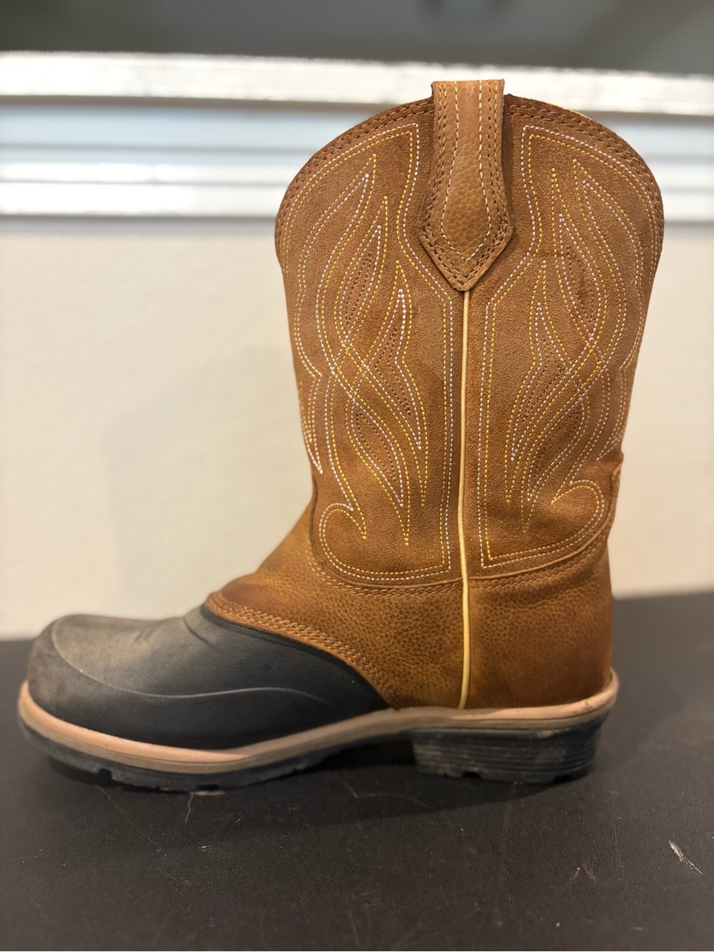 Ariat Whirlwind H20 Womens Brown Leather Boots Sz 9B  (10018668) - Picture 3 of 9